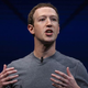 Facebook founder Mark Zuckerberg delivering a speech.